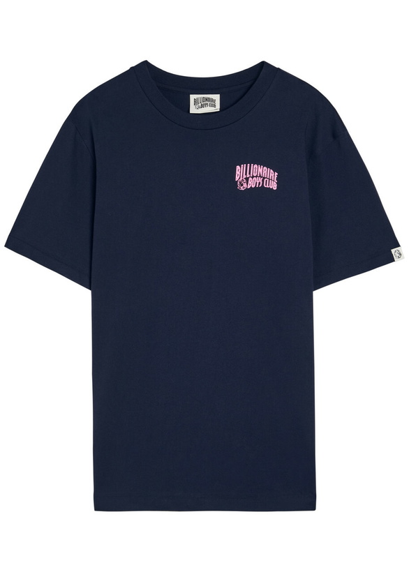 Photo: Billionaire Boys Club Small Arch Logo-print Cotton T-shirt Navy