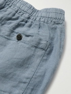 Altea - Mattia Straight-Leg Linen Trousers - Gray
