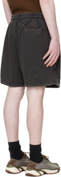 Entire Studios Black Standard Sweat Shorts