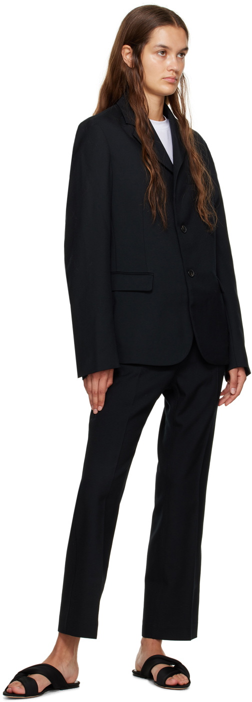 Sofie D'Hoore Black Notched Lapel Blazer