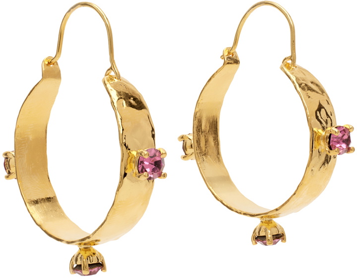 Photo: Mondo Mondo Gold & Pink Esprit Earrings