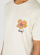 Flower Logo T-Shirt in Beige