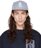 Rhude Blue & White Jacquard Cap