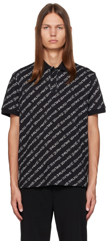 Photo: Versace Jeans Couture Black Signature Polo