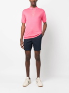 JOHN SMEDLEY - Fine-knit Short-sleeved Polo Shirt