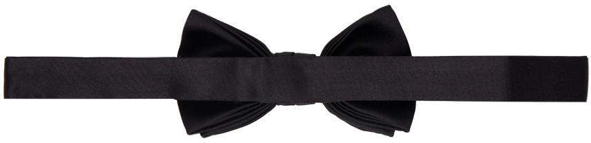 Ferragamo Black Hook-Eye Bow Tie