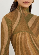 Pucci Istrice Printed Jersey Shirf Brown