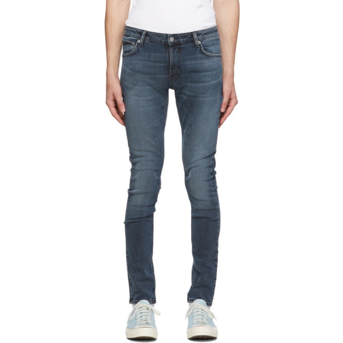 Photo: Nudie Jeans Blue Skinny Lin Jeans