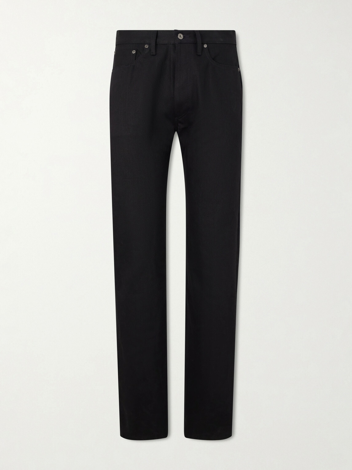 3sixteen - CS-220x Classic Straight-Leg Selvedge Jeans - Black