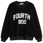 4th & Reckless Women's Cadie Velour Sweatshirt in Black