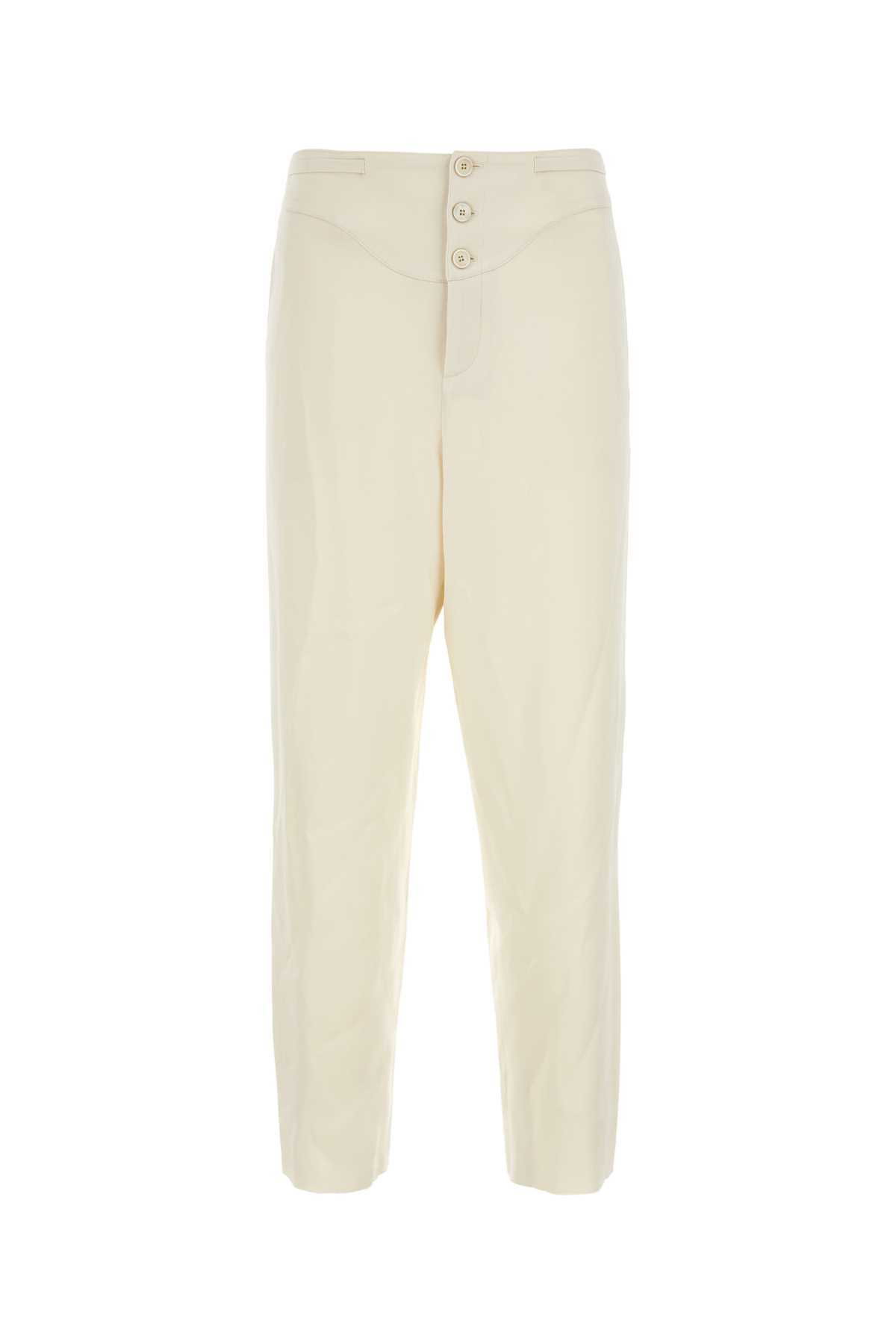 Saint Laurent Black Linen Hakama Trousers Saint Laurent