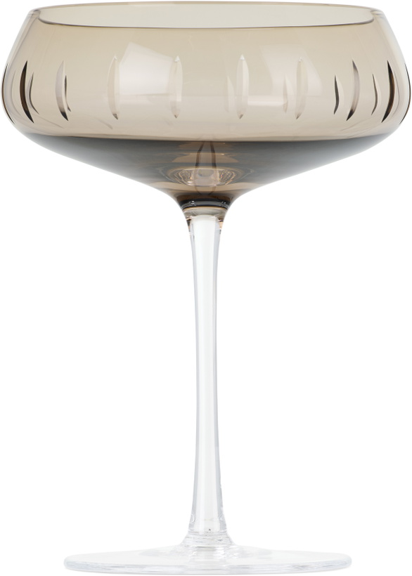 Photo: Louise Roe Brown Single Cut Champagne Coupe