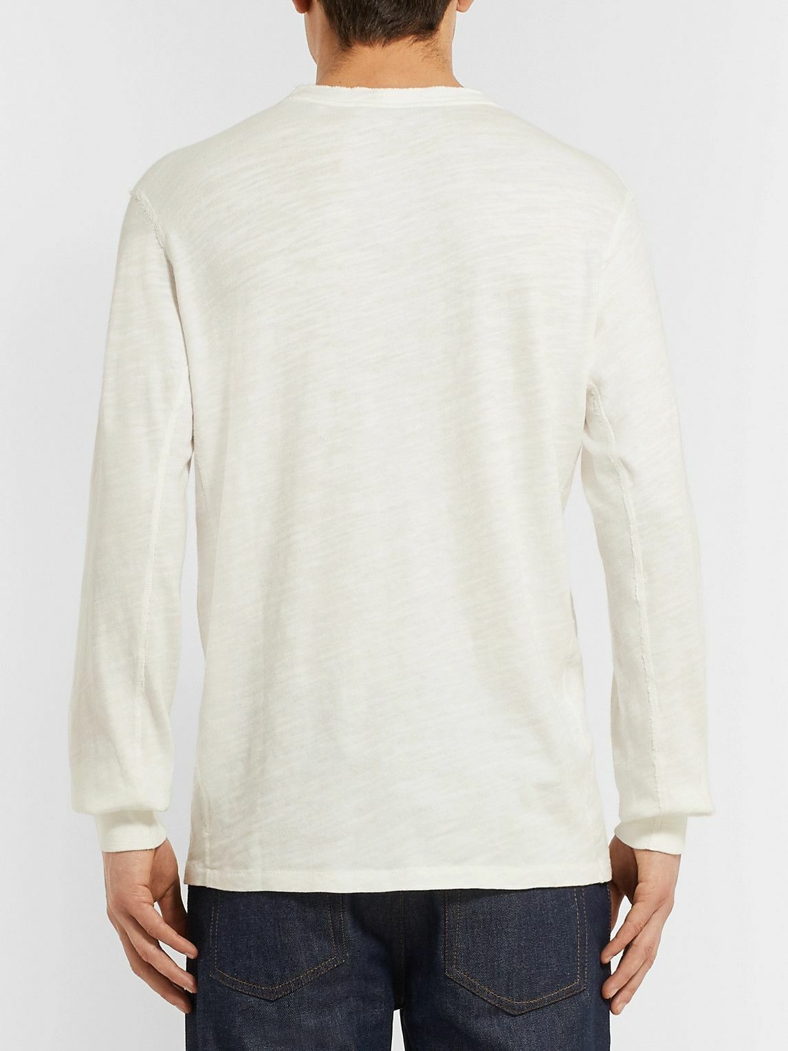 Rag & Bone - Cotton-Jersey Henley T-Shirt - Neutrals Rag and