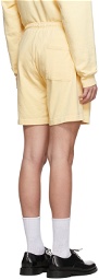 Harmony Yellow Cotton Shorts