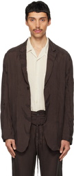 POST ARCHIVE FACTION (PAF) Brown Drifter Single Blazer