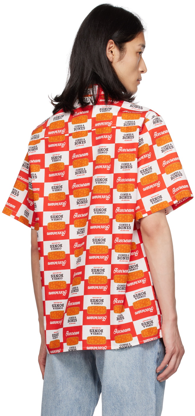 ICECREAM White & Red Canned Goods Shirt ICECREAM