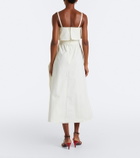 Proenza Schouler Reign ruffled cotton-blend midi dress