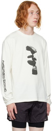 Satisfy SSENSE Exclusive White DermaPeace Long Sleeve T-Shirt