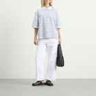 Róhe Women's Rohe Baggy fit turn-up denim in Optic White
