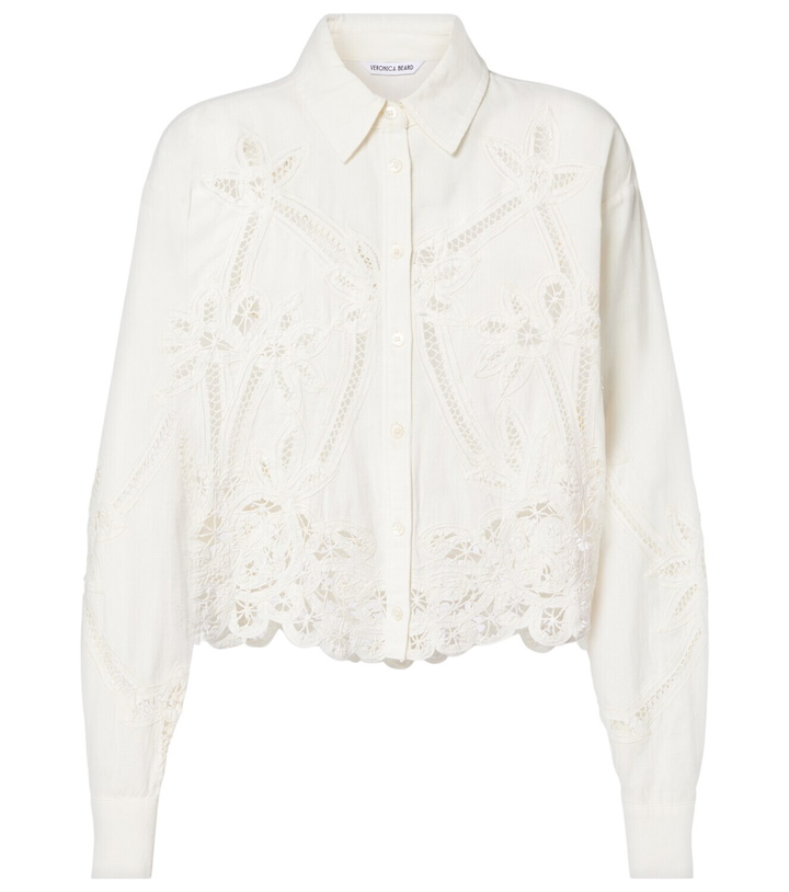 Photo: Veronica Beard Aderes cotton and linen shirt