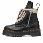 Rick Owens Women's x Dr Martens Quad sole Jumbo Lace boot in Black