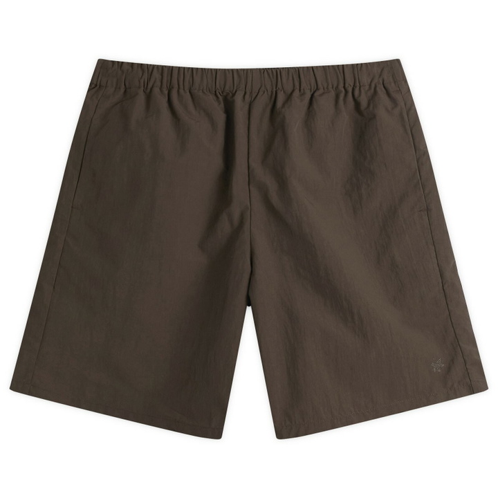 Photo: Goldwin Men's Nylon Shorts in Jet Brown