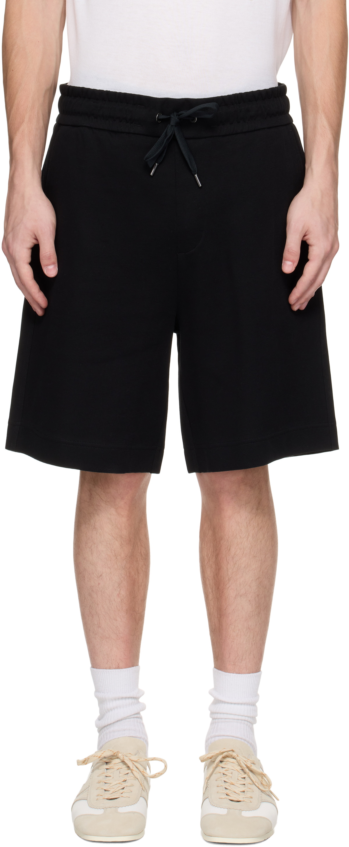 BOSS Black Drawstring Shorts