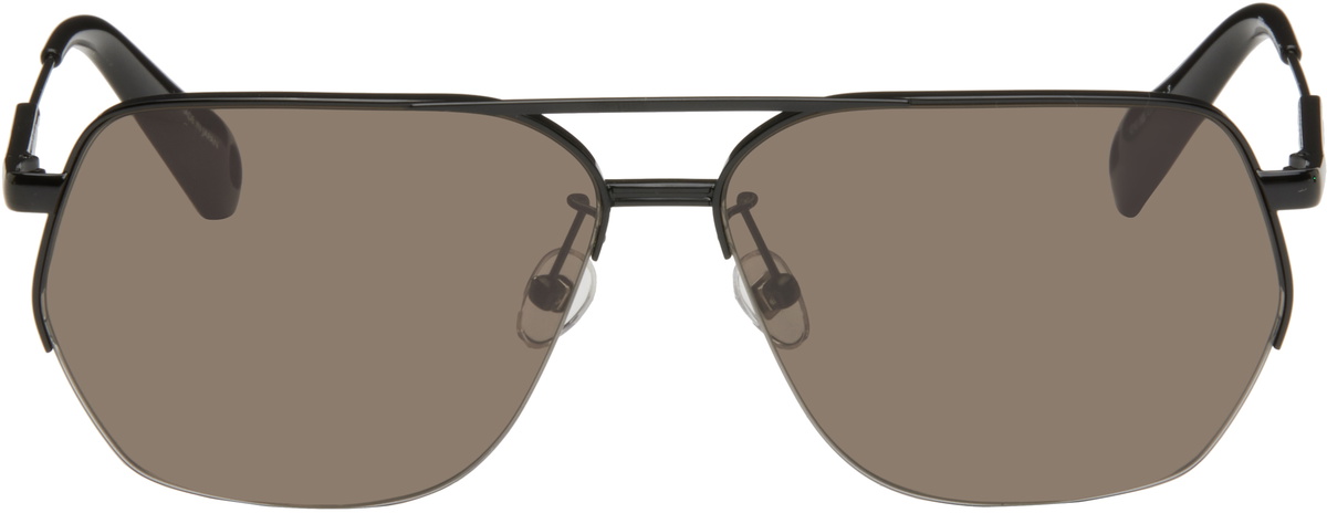 JACQUEMUS Black 'Les lunettes Aviador' Sunglasses