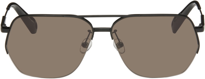 Photo: JACQUEMUS Black 'Les lunettes Aviador' Sunglasses