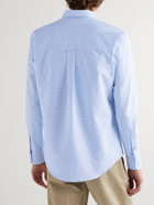 AMI PARIS - Slim-Fit Button-Down Collar Cotton Oxford Shirt - Blue