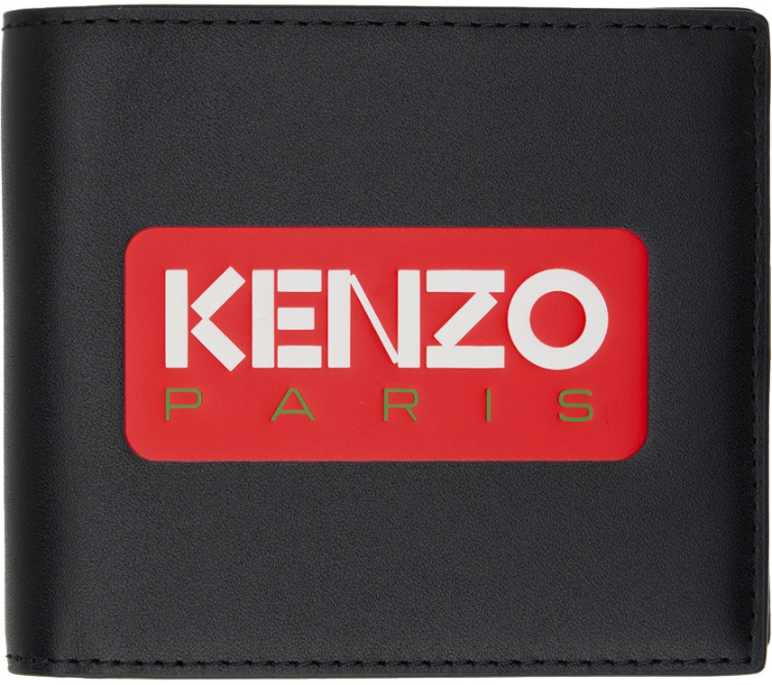 Kenzo Black Kenzo Paris Fold Wallet Kenzo