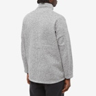 Nanga Men's Polartec Fleece Zip Jacket in Grey