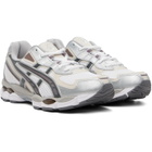 ASICS White & Brown Gel-NYC 2055 Sneakers