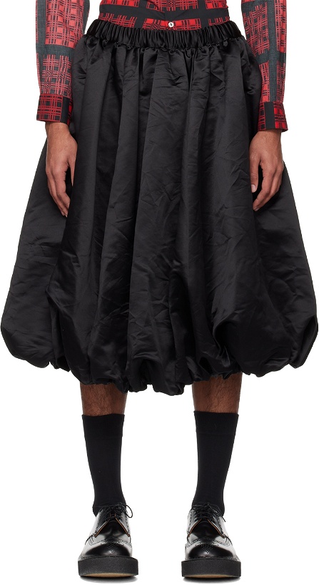 Photo: Black Comme des Garçons Black Gathered Skirt