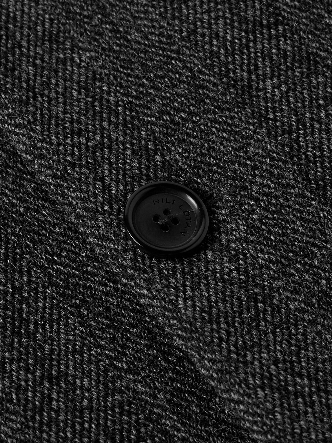 Nili Lotan - Eros Herringbone Coat - Gray