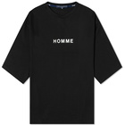 Comme Des Garçons Homme Men's Homme T-Shirt in Black/White