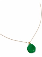 Bottega Veneta - Gold-Tone and Enamel Pendant Necklace