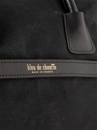 Bleu de Chauffe - Zephyr Leather-Trimmed Waxed Cotton-Canvas Weekend Bag