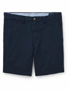 Polo Ralph Lauren - Slim-Fit Straight-Leg Stretch-Cotton Twill Shorts - Blue