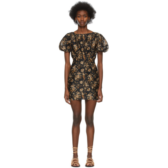SIR. Black Amerie Puff Dress SIR