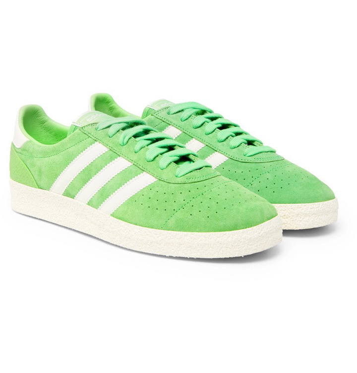 Photo: adidas Originals - München Super SPZL Suede Sneakers - Green