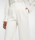 Etro - Pleated high-rise cropped pants