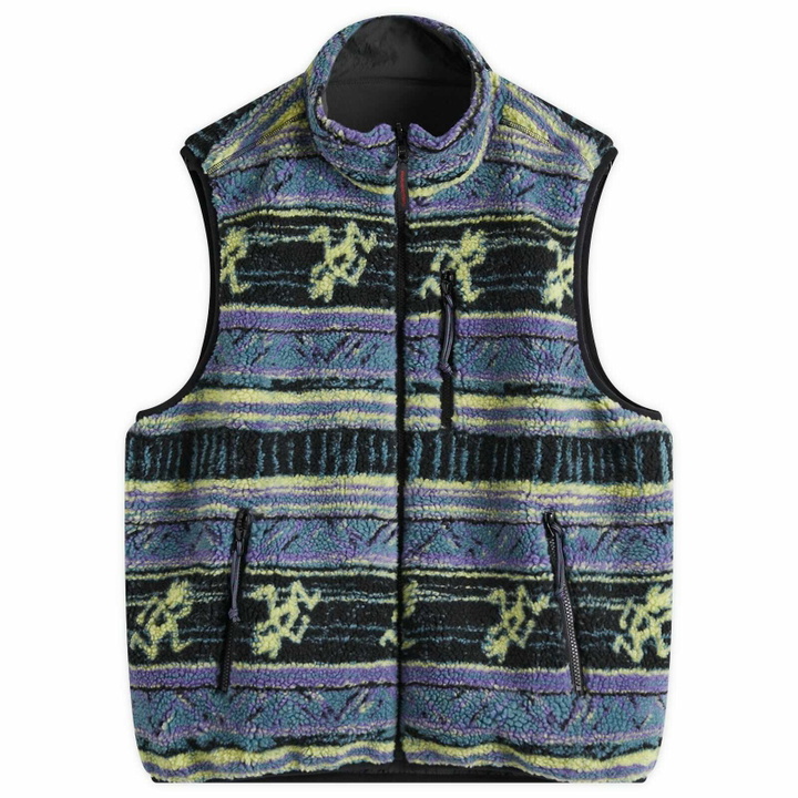 Photo: thisisneverthat Men's x Gramicci Reversible Fleece Vest in Multi