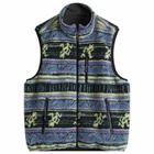 thisisneverthat Men's x Gramicci Reversible Fleece Vest in Multi