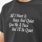 Museum of Peace and Quiet Men's Haiku T-Shirt in Black