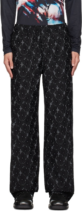 Photo: Andersson Bell Black Flower Trousers