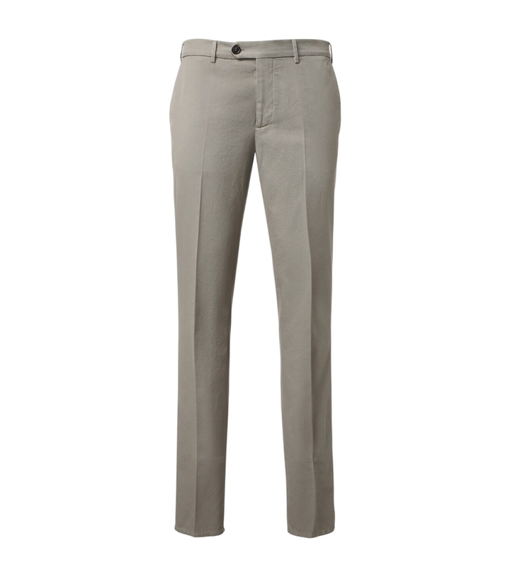 Photo: Brunello Cucinelli Cotton slim pants