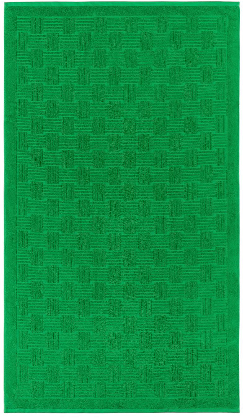 Bottega Veneta Embroidered Terry Beach Towel Bottega Veneta