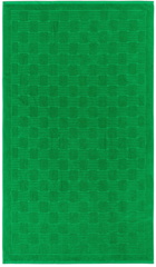 Bottega Veneta Green Intreccio Pattern Terry Beach Towel
