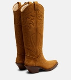 Gabriela Hearst Capitana suede cowboy boots